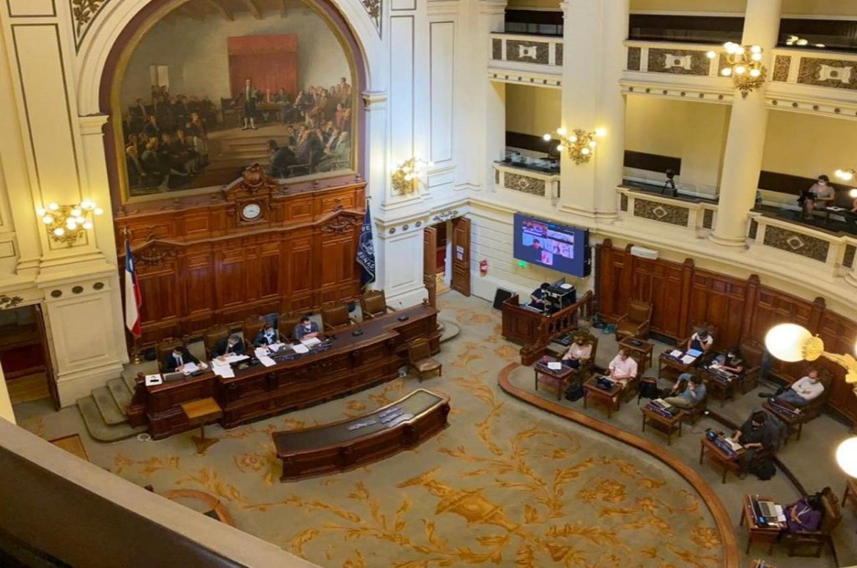 Imagen del pleno de la Convención Constitucional