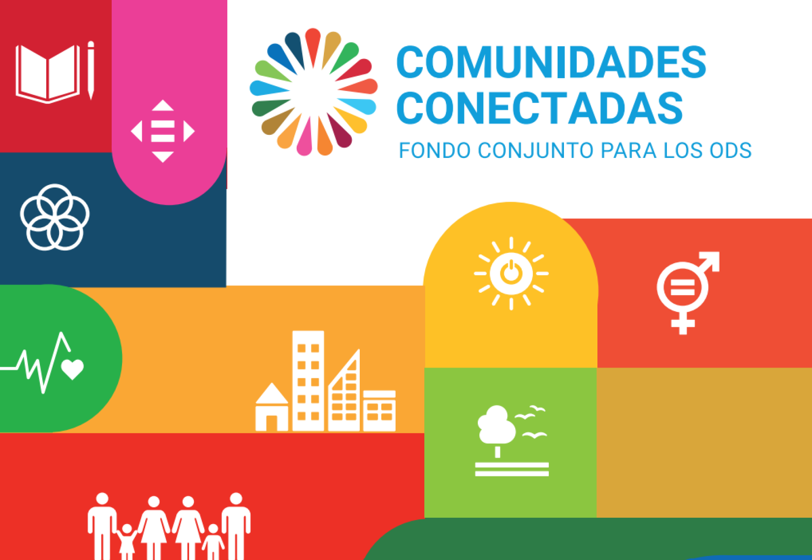 Logo comunidades conectadas más imágenes ODS