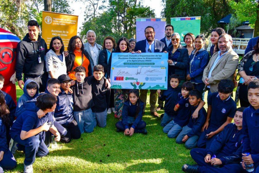 FAO Junaeb Ley de Alimentación Escolar en Chile