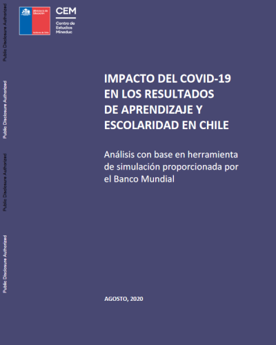 Impacto del COVID-19 en los Resultados de Aprendizaje y Escolaridad en Chile : Análisis con Base en Herramienta de Simulación Proporcionada por el Banco Mundial