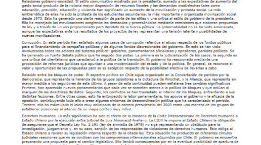Informe Anual para 2006 del Coordinador Residente de las Naciones Unidas – Chile