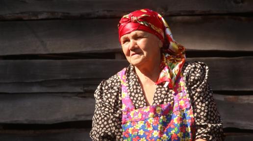 Retrato de Juanita Faúndez, guardiana de semillas ancestrales. 